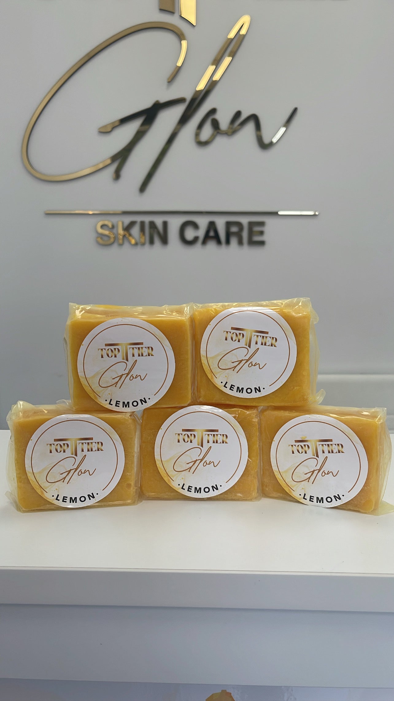 Lemon face and body soap