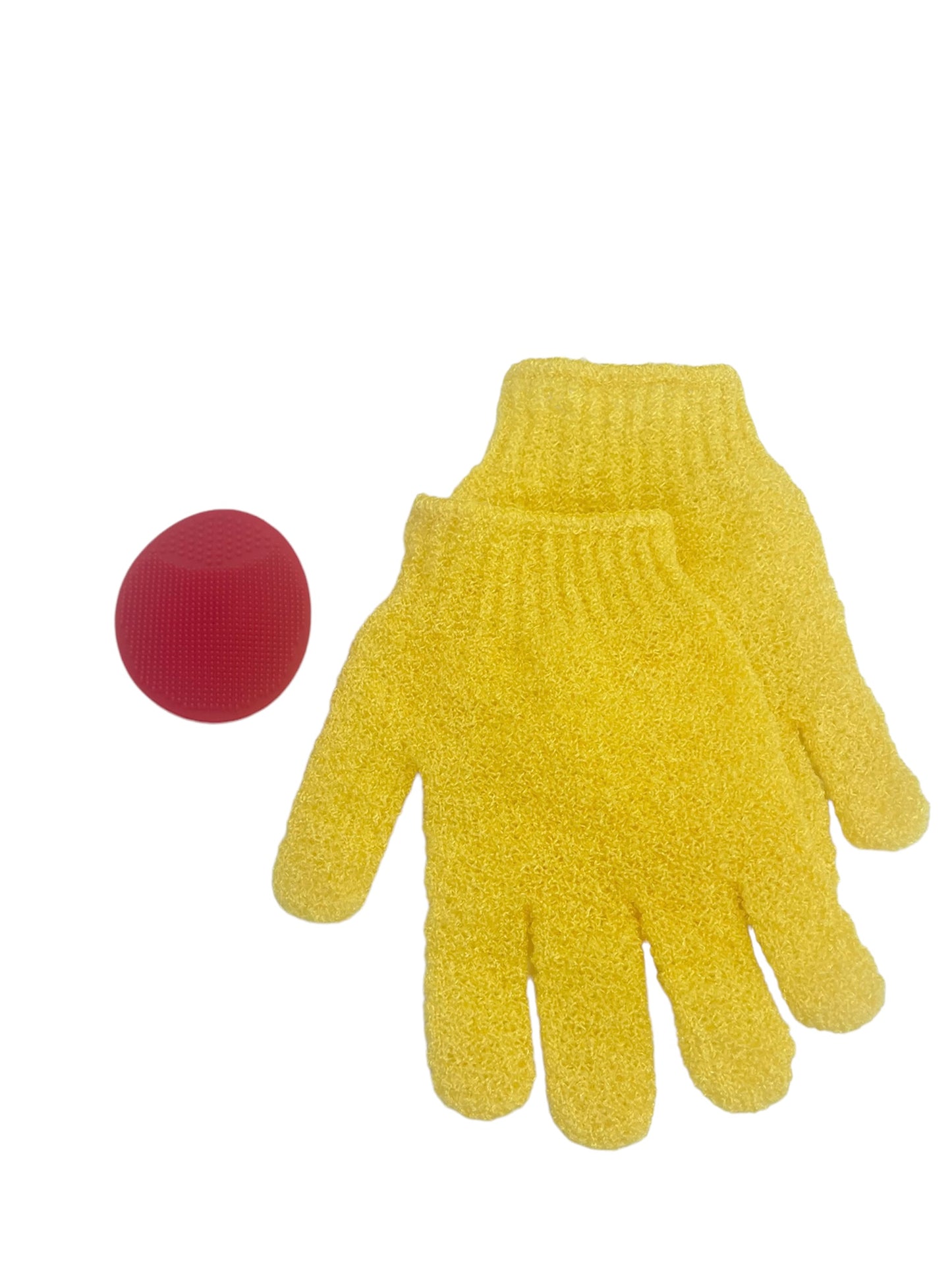 Exfoliating Gloves and face scrubber